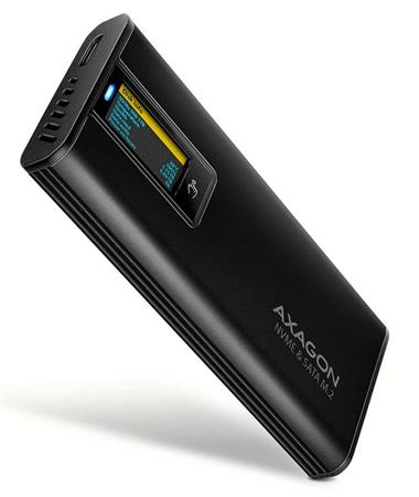AXAGON EEM2-SD2B, USB-C 10Gbps externí box s