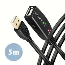 AXAGON USB2.0 aktivní prodlužka/repeater kabel 5m