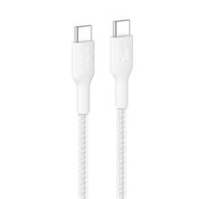 Belkin BOOST CHARGE PRO™ USB-C/USB-C kabel 240W, 1m, bílý - odolný