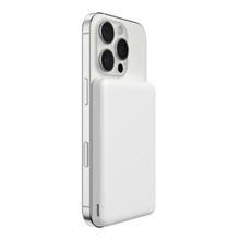 Belkin BOOST CHARGE™ Qi2 Magnetická Bezdrátová PowerBanka, 5000mAh, slim, bílá