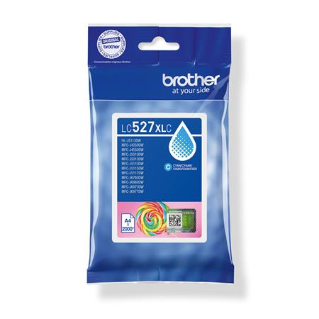Brother LC527XLC (inkoust cyan, 2000