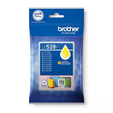 Brother LC528Y (inkoust yellow, 5000