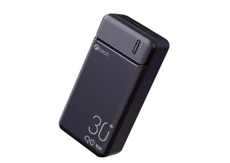 C-TECH Powerbanka 30000mAh, Li-Pol, 20W,