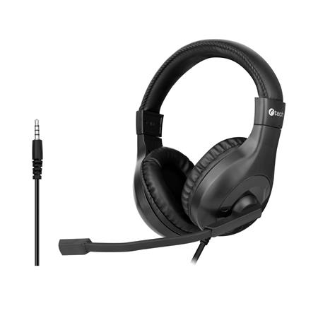 C-TECH sluchátka s mikrofonem MHS-05, 4 pin 3,5mm