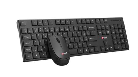 C-TECH WLKMC-03, bezdrátový set klávesnice s