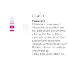 Canon GI-490 M, purpurový