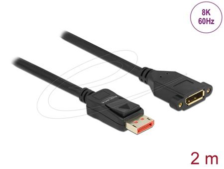 Delock DisplayPort prodlužovací kabel montážní