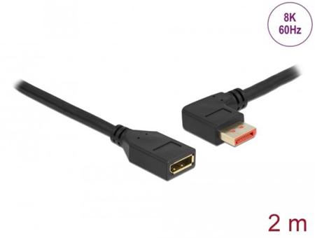 Delock DisplayPort prodlužovací kabel samec 90°