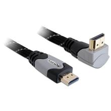 Delock Kabel High Speed HDMI with Ethernet – HDMI A samec > HDMI A samec pravoúhlý 4K 1 m