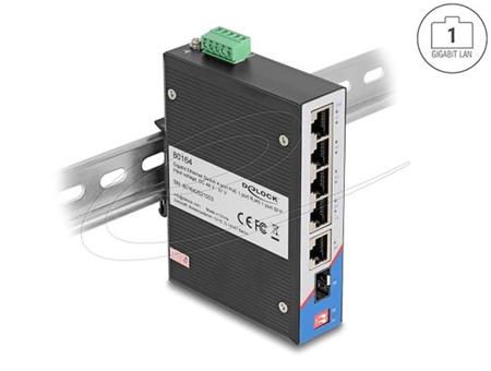 Delock Průmyslový Gigabit Ethernet Switch s 4