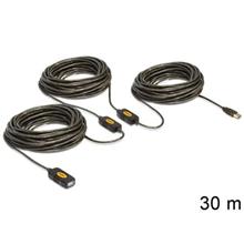 Delock USB 2.0 kabel, prodlužující A-A samec/samice 30m, aktivní