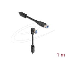 Delock USB 5 Gbps kabel Typ-A samec na Typ-B samec 90° pravoúhlý dolů 1 m