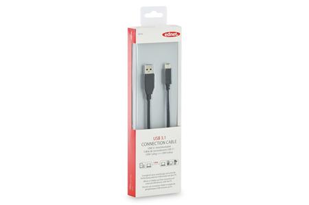 Ednet Připojovací kabel USB typu C, typ C na A