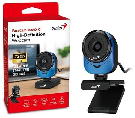 Genius FaceCam 1000X Q, Webkamera, HD 720p,