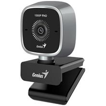 Genius FaceCam 2010,Webkamera, Full HD 1920×1080, 30fps, fixní ostření, mikrofon, USB, USB-C, šedá