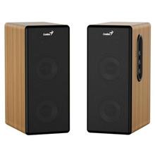 Genius SP-HF1220BT Reproduktory, 2.0, 45W, 3,5mm jack, Bluetooth, dřevěné, regulace basů a výšek,sluchátkový výst.,hněd