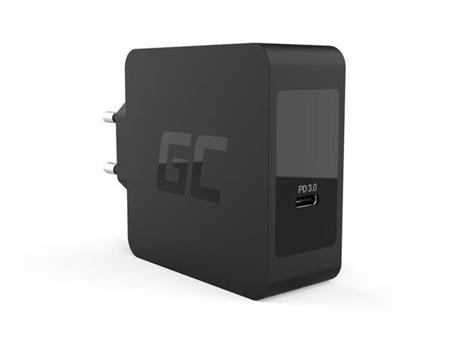 Green Cell Charger USB-C 60W PD with cable USB-C