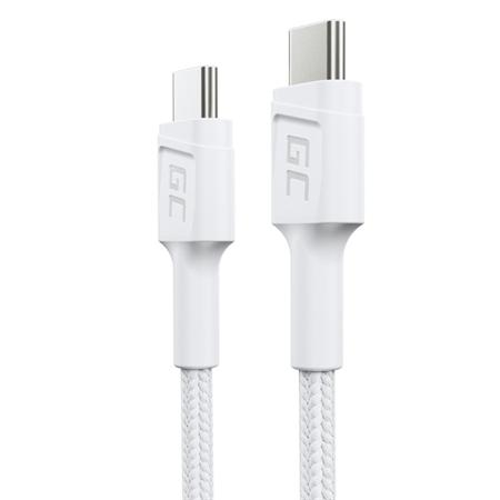 Green Cell PowerStream Cable White USB-C Type C