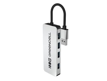 Green Cell USB-A 4v1 HUB (4×USB 3.0) – rychlý