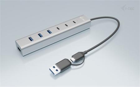 i-tec USB-C/USB-A Charging Metal HUB 7 port (3x