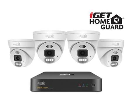 iGET HOMEGUARD HGNVK84804 - kamerový PoE set 2K