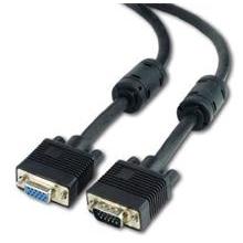 Kabel GEMBIRD prodlouž mon 15M/15F VGA 9m stíněný