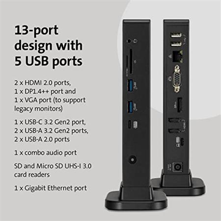 Kensington SD4849P USB-C Triple Video Dock -
