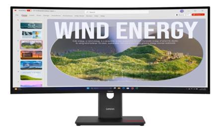 Lenovo LCD ThinkVision T34wd-40, černá (64AEGAT1EU)