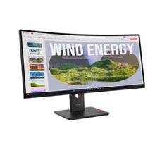 Lenovo LCD ThinkVision T34wd-40 + MC60 34" curved 3440x1440 VA/6ms/300 cd/m2/3000:1/Repro/HDMI/DO/3xUSB-A/3xUSB-C/RJ45/