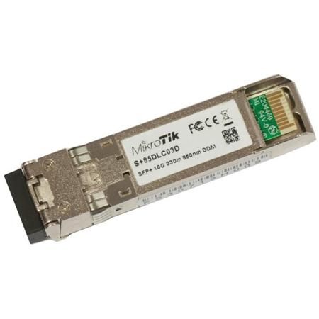 MikroTik SFP+ optický modul S+85DLC03D, MM, 300m,