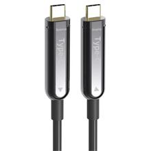 PremiumCord USB-C optický fiber video AOC kabel rozlišení 4K@60Hz 1080p délka:15m