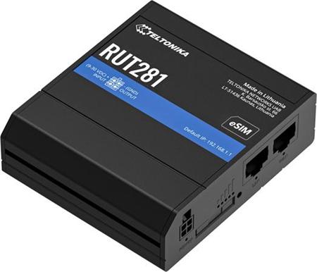 Teltonika RUT281 Průmyslový LTE Wi-Fi Router,